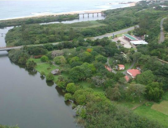 Umtentweni Caravan Park: Tweni Lagoon Resort aerial photograph